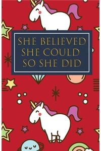 She Believed She Could So She Did