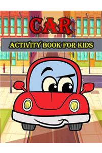 Car Activity Book for Kids