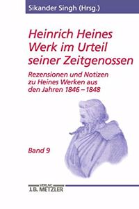 Heinrich Heines Werk Im Urteil Seiner Zeitgenossen