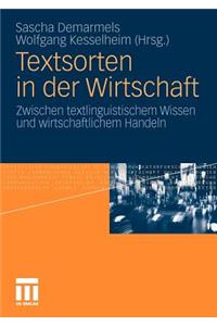 Textsorten in Der Wirtschaft