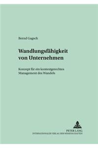Wandlungsfaehigkeit Von Unternehmen