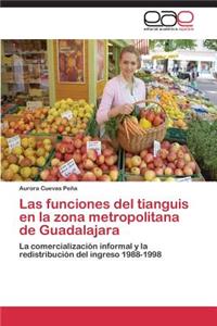 funciones del tianguis en la zona metropolitana de Guadalajara