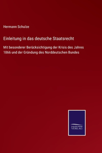 Einleitung in das deutsche Staatsrecht