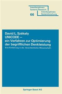 Unicode -- Ein Verfahren Zur Optimierung Der Begrifflichen Denkleistung