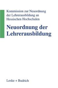 Neuordnung Der Lehrerausbildung