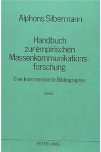 Handbuch Zur Empirischen Massenkommunikationsforschung