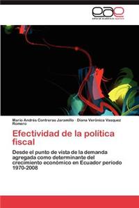 Efectividad de La Politica Fiscal