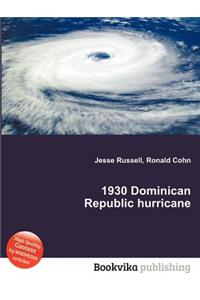 1930 Dominican Republic Hurricane