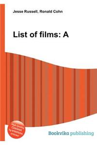 List of Films