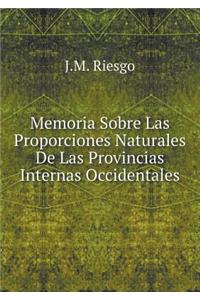 Memoria Sobre Las Proporciones Naturales De Las Provincias Internas Occidentales
