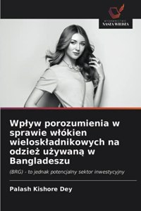 Wplyw porozumienia w sprawie wlókien wieloskladnikowych na odziez uzywana w Bangladeszu