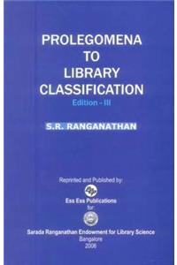 Prolegomena to Library Classification