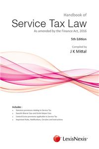 Handbook of Service Tax Law