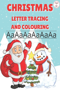 Christmas Letter Tracing and Colouring
