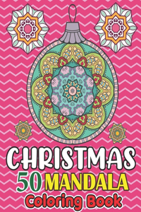 Christmas 50 Mandala Coloring Book