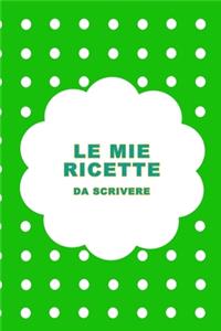 Le Mie Ricette da Scrivere