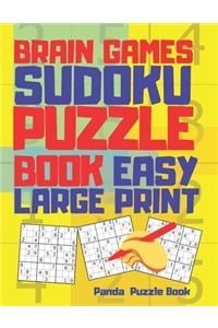 Brain Games Sudoku Puzzle Books Easy Large Print