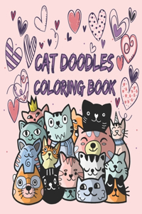 Cat Doodles Coloring Book