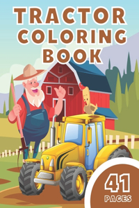 Tractor Coloring Book