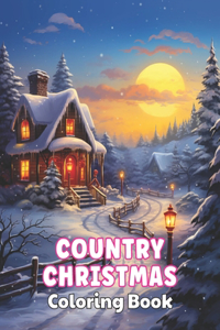 Country Christmas Coloring Book