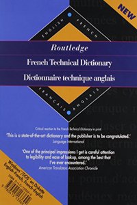 Routledge French Technical Dictionary Dictionnaire Technique Anglais: Diskette