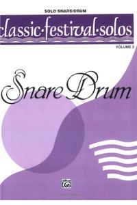 Classic Festival Solos -Sn. Drum Vol. 2 Solo Book