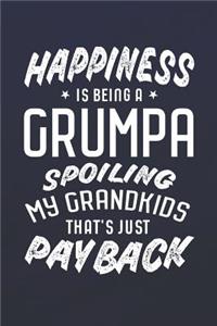 Happiness Is Being A Grumpa Spoiling My Grandkids That's Just Payback