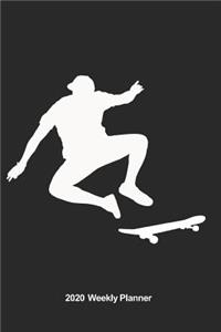 Plan On It 2020 Weekly Calendar Planner - I Love Skateboarding