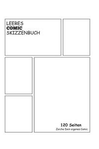 Leeres Comic Skizzenbuch - Zeichne Dein Eigenes Comic