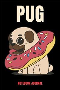 Pug Notebook Journal