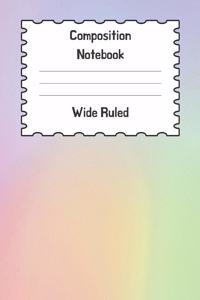 Composition Notebook Wide Ruled