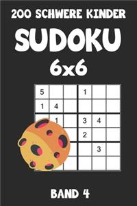 200 Schwere Kinder Sudoku 6x6 Band 4