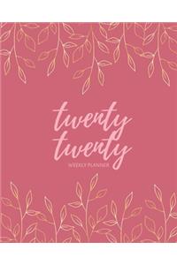 2020 Weekly Planner