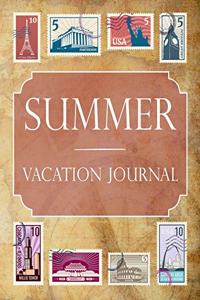 Summer Vacation Journal