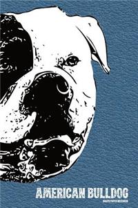 American Bulldog Graph Paper Notebook