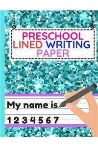 Preschool Lined Writing Paper