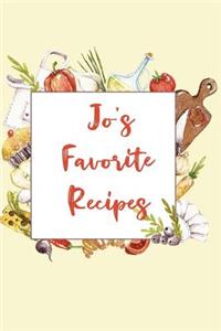 Jo's Favorite Recipes