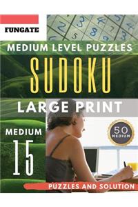 Sudoku Medium Level Puzzles Large Print