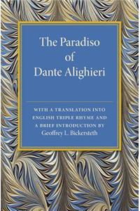 The Paradiso of Dante Alighieri
