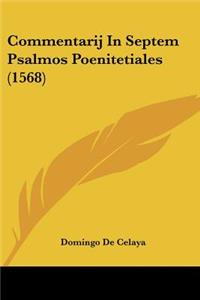 Commentarij In Septem Psalmos Poenitetiales (1568)