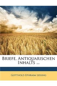 Briefe, Antiquarischen Inhalts. Zweyter Theil