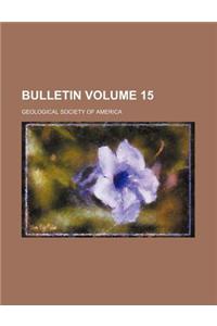 Bulletin Volume 15