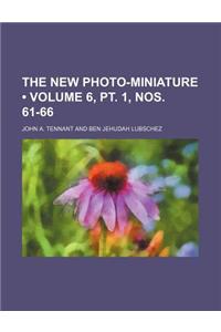 The New Photo-Miniature (Volume 6, PT. 1, Nos. 61-66)