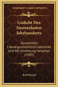 Gedicht Des Neunzehnten Jahrhunderts