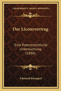 Der Licenzvertrag