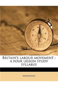 Britain's Labour Movement