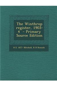 Winthrop Register, 1903-4