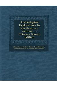 Archeological Explorations in Northeastern Arizona...