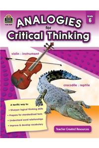 Analogies for Critical Thinking Grade 6