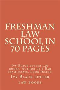 Freshman Law School In 70 Pages